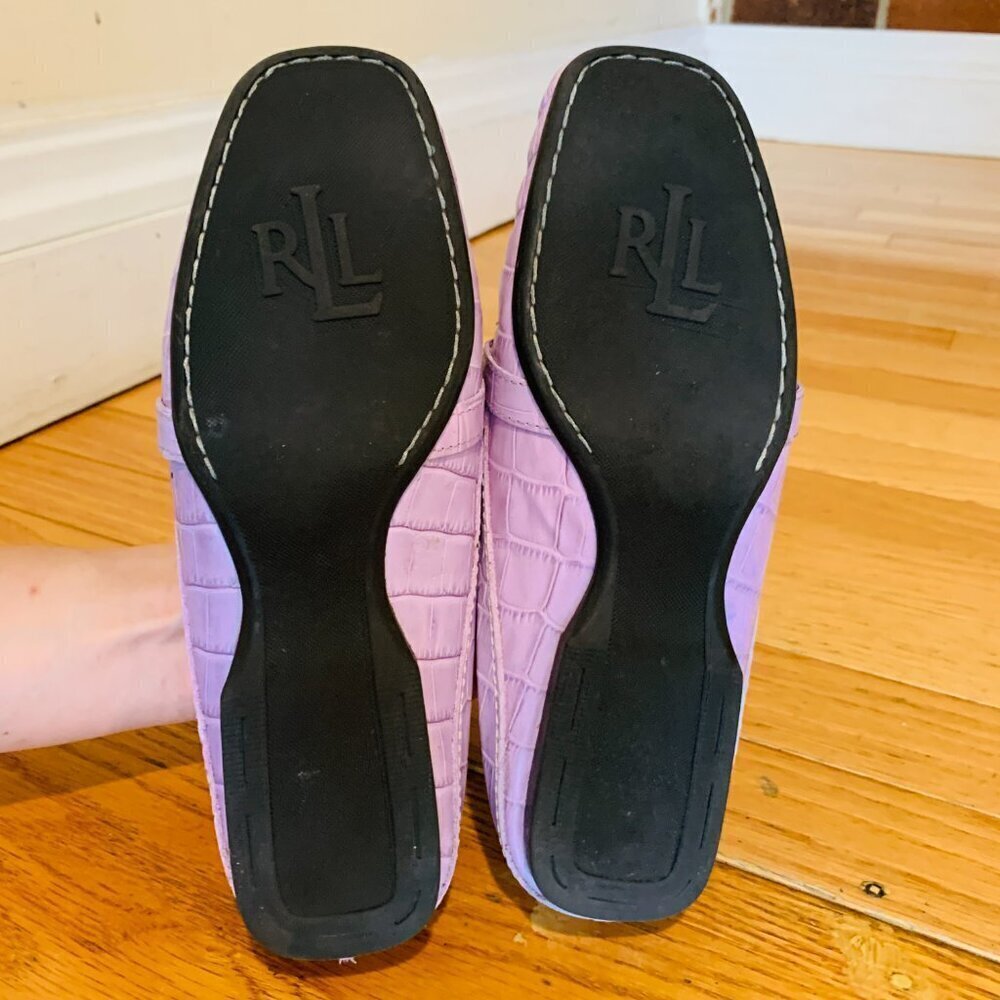Ralph Lauren Women's Carlene Mules Slides Size 6 B - Picture 15 of 16